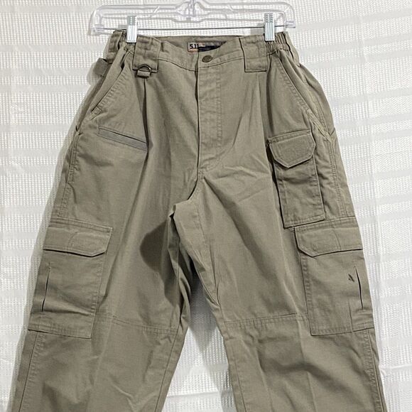 5.11 Tactical Pants Mens 30 X 30 Light Grey Multi Pockets Cargo pants Ripstop - Picture 1 of 5